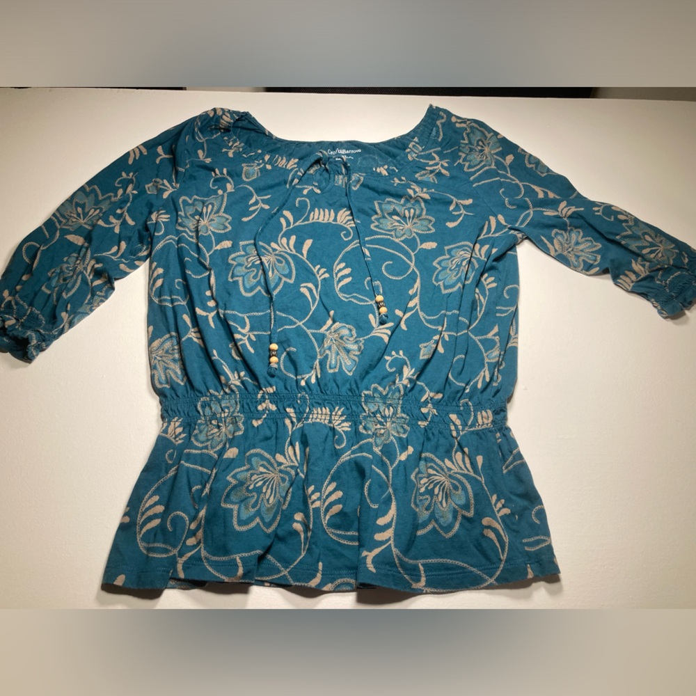 CROFT & BARROW 3/4 SLEEVE SIZE XL EXCELLENT CONDITION